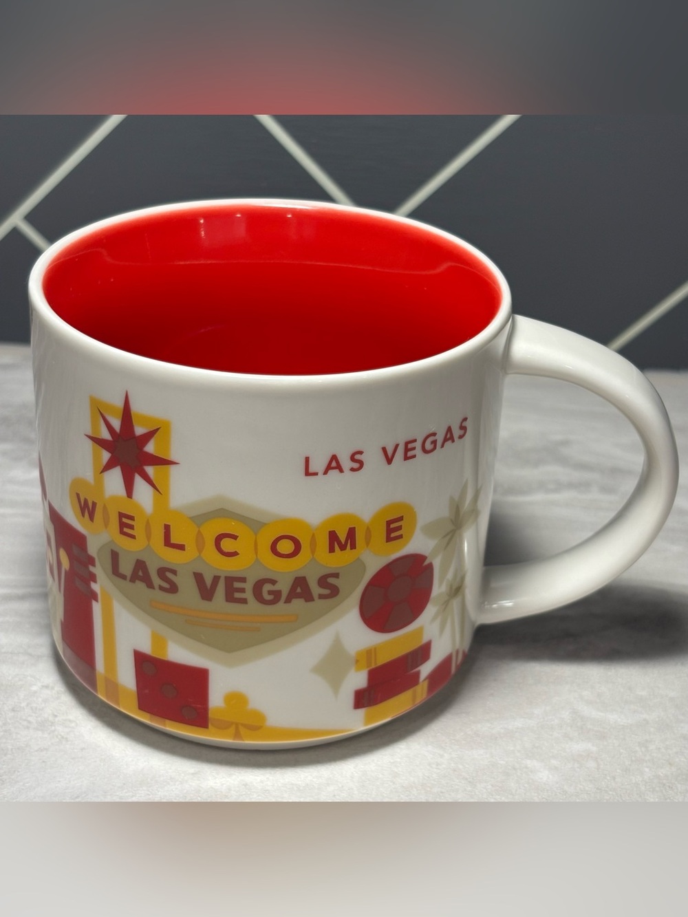 Starbucks Las Vegas You Are Here Collection Series 14oz Coffee Tea Mug Cup